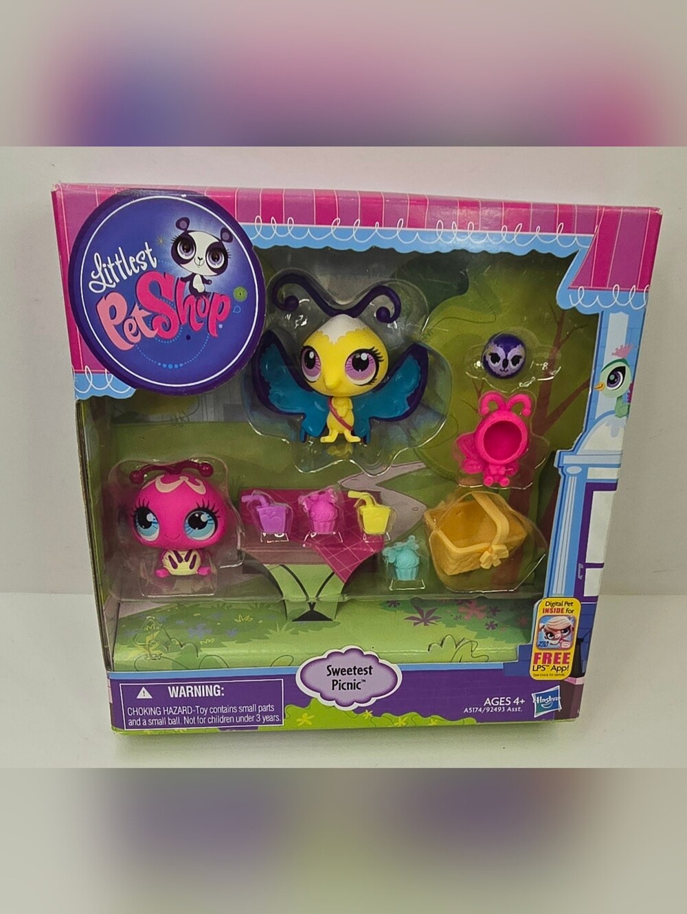 Littlest Pet Shop Sweetest Picnic  3288 Koala Friend 3286 Butterfly 3287 Ladybug